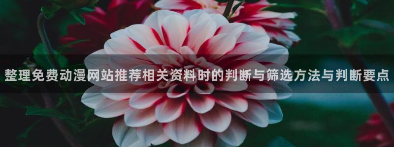 奇漫屋经典漫画:整理免费动漫网站推荐相关资料时的判断与筛选方法与判断要点配图